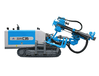 Crawler down-the-hole mining drilling rig ZGYX-C35