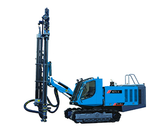 Tracked integrated open-pit down-the-hole drilling rig KT11
