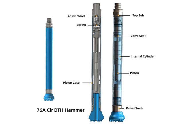 low pressure dth hammers