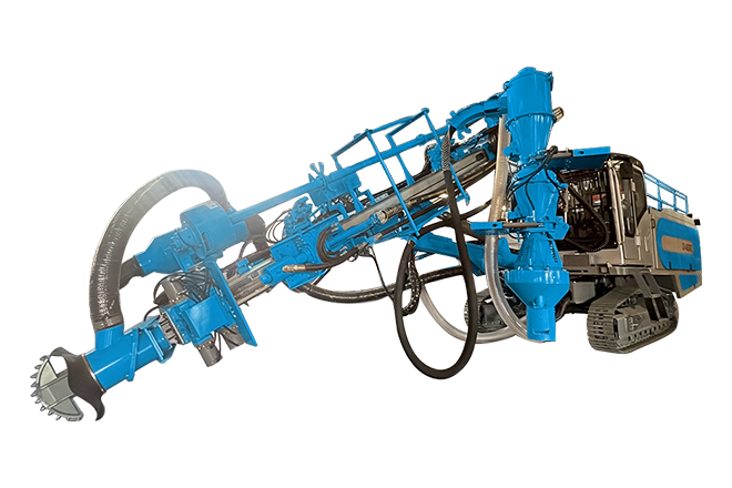 120-150mm 42m Surface Integrated DTH drill rig Reverse-Circulation ...