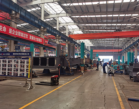 Workshop of top hammer drill rig