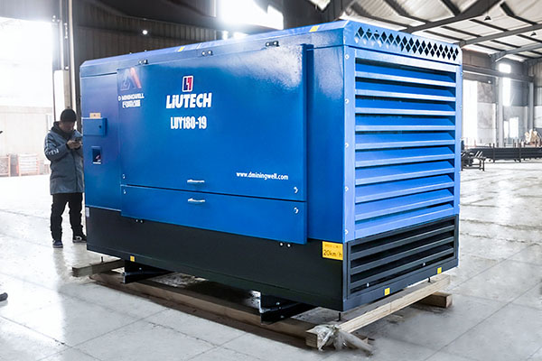 D miningwell air compressor LUY180-19 best portable air compressor 19 bar screw air compressor