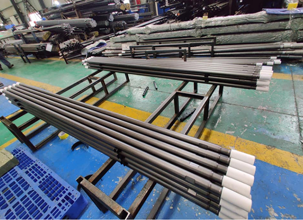 Factory made Double Buckle High Quality Friction Welding 76mm*3000mm API drill rod water well drill pipe on promotion