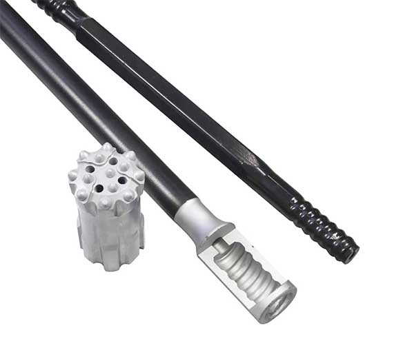 Thread Rock Drilling Rod , MF Drill rod R32 R38 T38 T45 T51 GT60