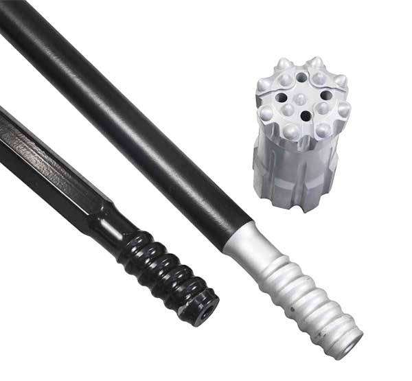 Mining Well Factory 76 89mm T45 threaded drill bits for Mining Rock Drilling Bits for Drifting and Tunneling
