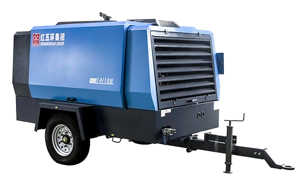 D miningwell 18 bar mining air compressor Customized HGS 14-18 diesel air compressor