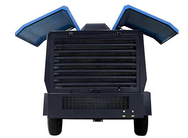 D miningwell 18 bar diesel engine screw air compressor with wheels Customized HGS 14-18 diesel air compressor