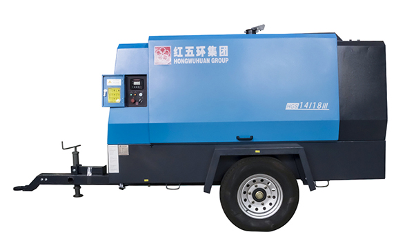 D miningwell 18 bar diesel air compressor Customized HGS 14-18 screw air compressor