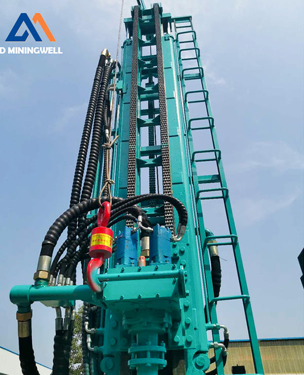 MW280 drilling for borehole water well drill rig