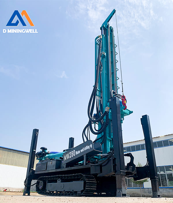 MW280 water borehole well drilling rig machine price for sale