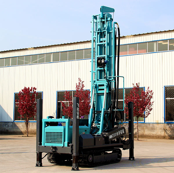 MW280 drilling for borehole water well drill rig