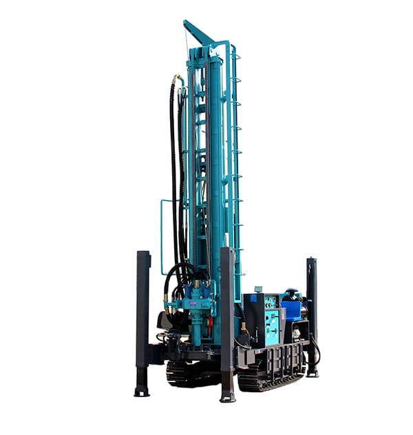 MW280 machine water well drilling rig with compressor