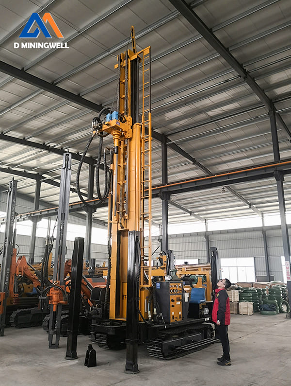 D miningwell water drill rig 200 meters water well drilling rig small