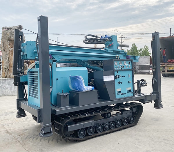 D miningwell 250m well rig with mud pump water well drilling rig price crawler drilling rig