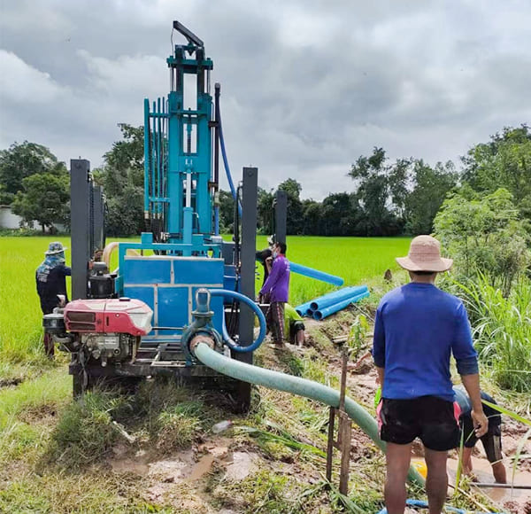 D miningwell 250m water well drilling machines with mud pump