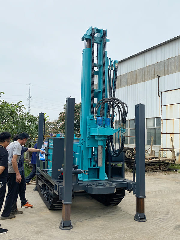 D miningwell 300 depth wheels borehole drill water well drilling rig