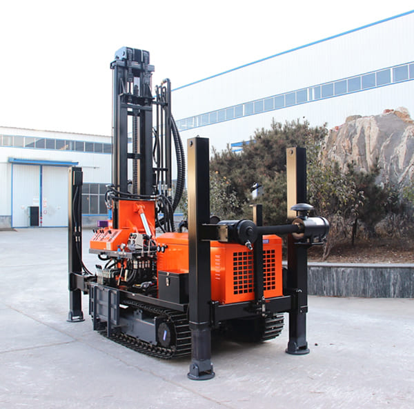 MW180 small portable drilling rig for water well water well drilling rig with compressor