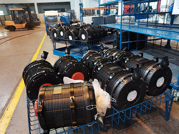 D miningwell screw compressor factory production workshop