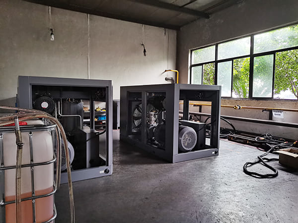 D miningwell Aircompressor factory production workshop