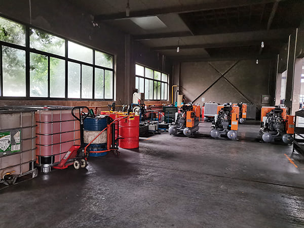 D miningwell air compressor for drilling rig factory production workshop