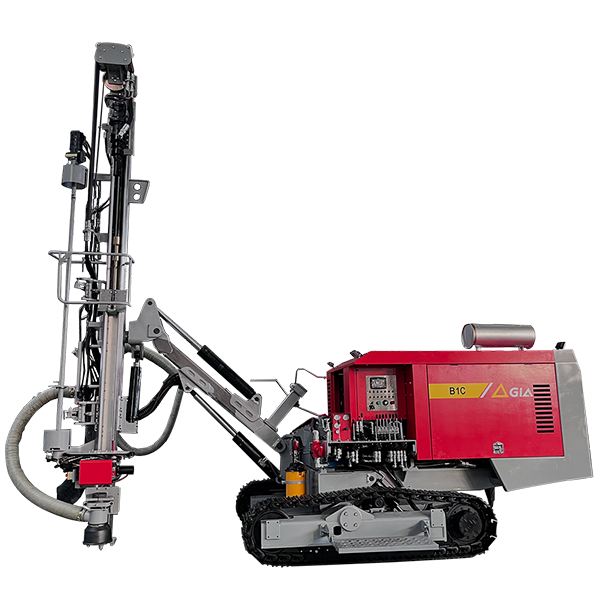 D miningwell rock drill rotary drilling rig 80-115mm 30meters 15bar crawler drilling machine rig mining machinery