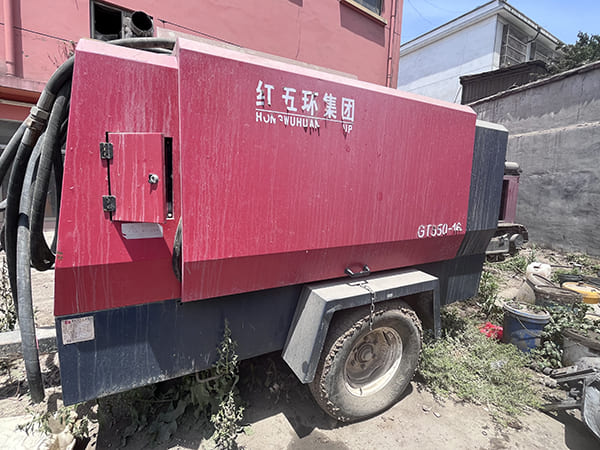 D miningwell used diesel compressor for sale HGT550-16 used screw air compressor for sale
