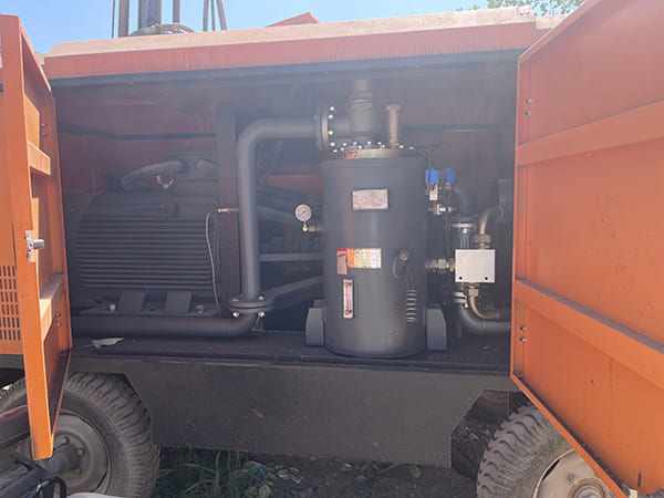 D miningwell air compressor used for borehole drilling rig