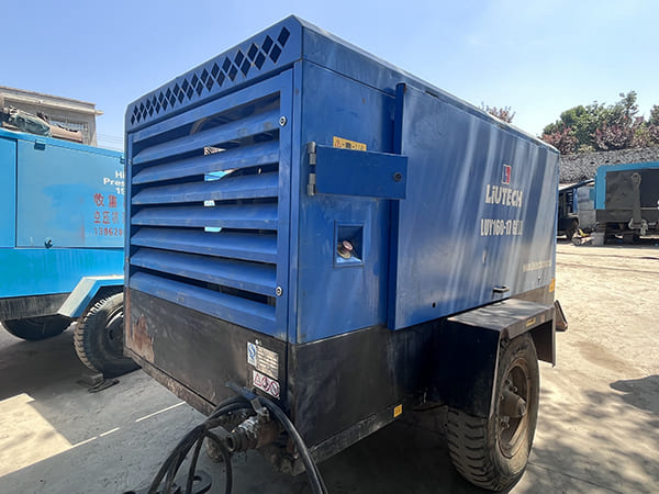 D miningwell used air compressors for sale LUY160-17 used diesel air compressor for sale