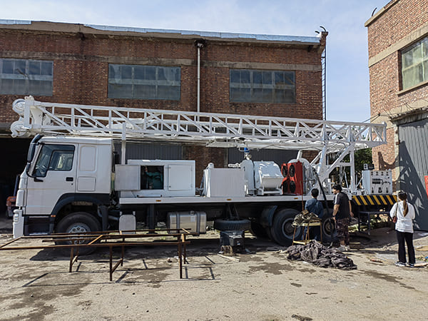 D miningwell truck mounted water drilling rig MWT600 drilling rig truck