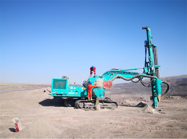 SWDR integrated dth surface drill rig rock mining machines