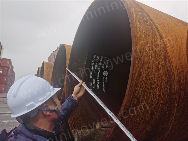 D Miningwell pipe borewell pipeline casing for cofferdam construction