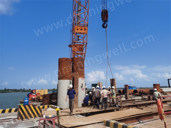 D Miningwell pipeline well casing pipe for earthen cofferdam