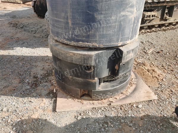 D Miningwell pipeline steel casing for earthen cofferdam