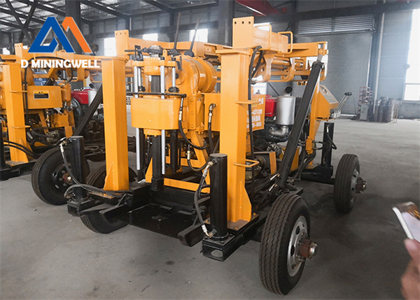 D Miningwell crawler core drilling machine HZ-130YY small portable core drilling machine with spt