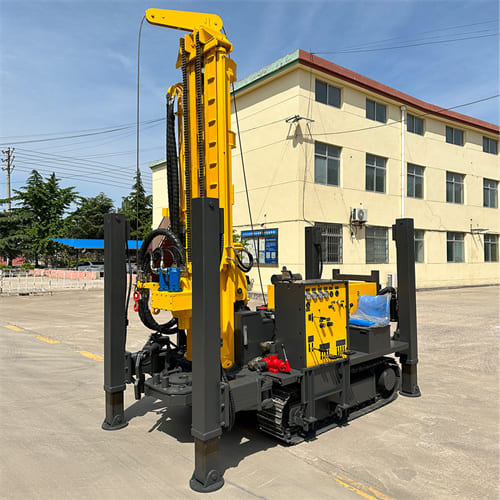 200M Protable Small Crawler Hydraulic Water Well Drilling Rig