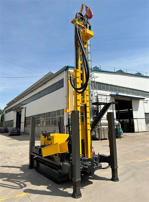 MW200m DTH Water Well Drilling Rig with Air Compressor