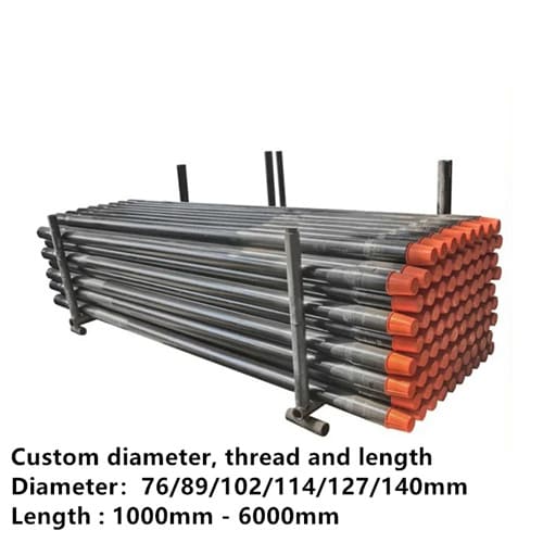Factory drill rod for rock drilling length 1000mm – 6000mm Friction Welding hole drilling tool water drilling rods