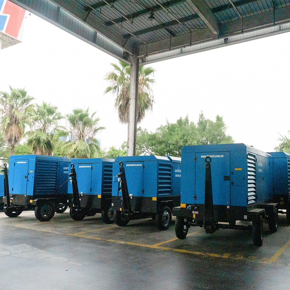 D Miningwell LUY180-19 Screw Air Compressor 19 bar 635 Cfm Portable Compressors