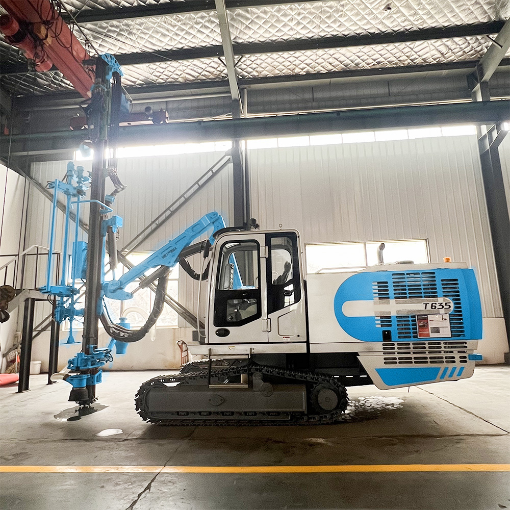 D Miningwell T635 Fully Hydraulic Surface Top Hammer All-in-One Drilling Rig How it Works