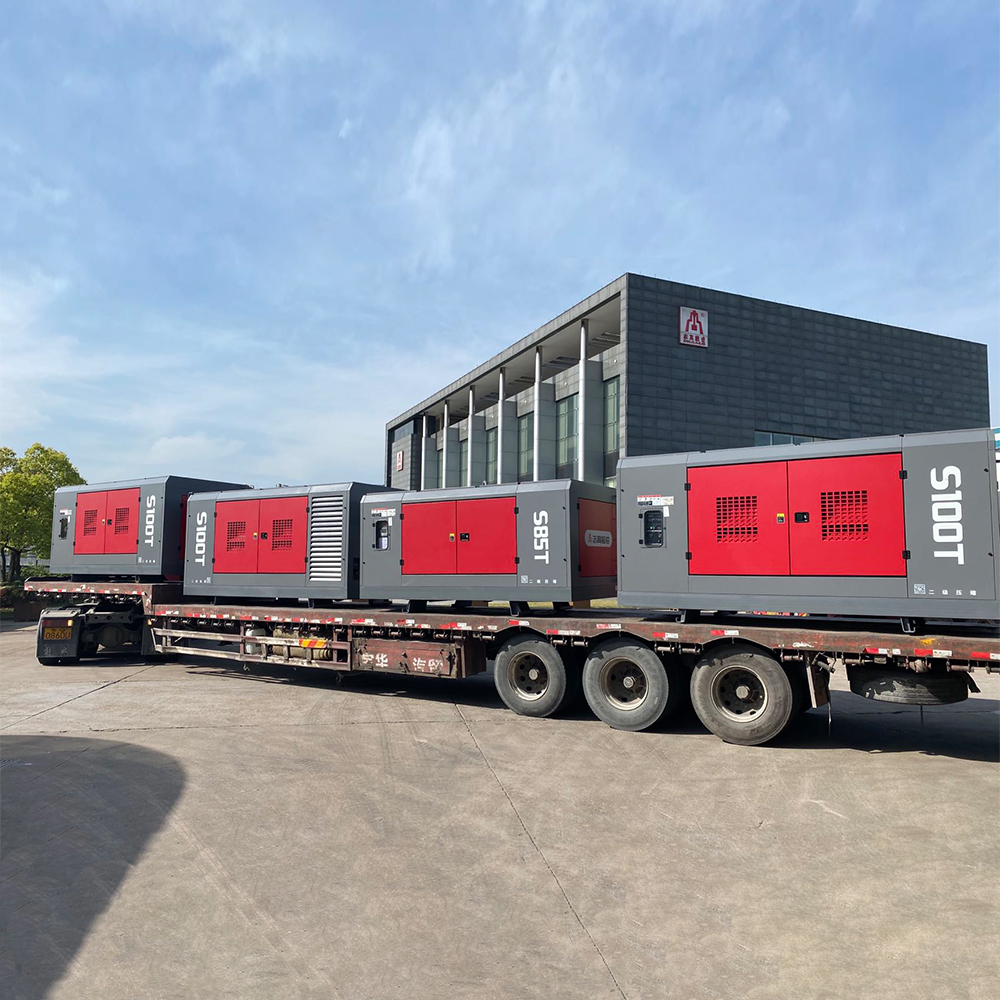 D Mininwell S100T Screw Air Compressor 31 m3/min 25 bar 309 kW Diesel Compressor