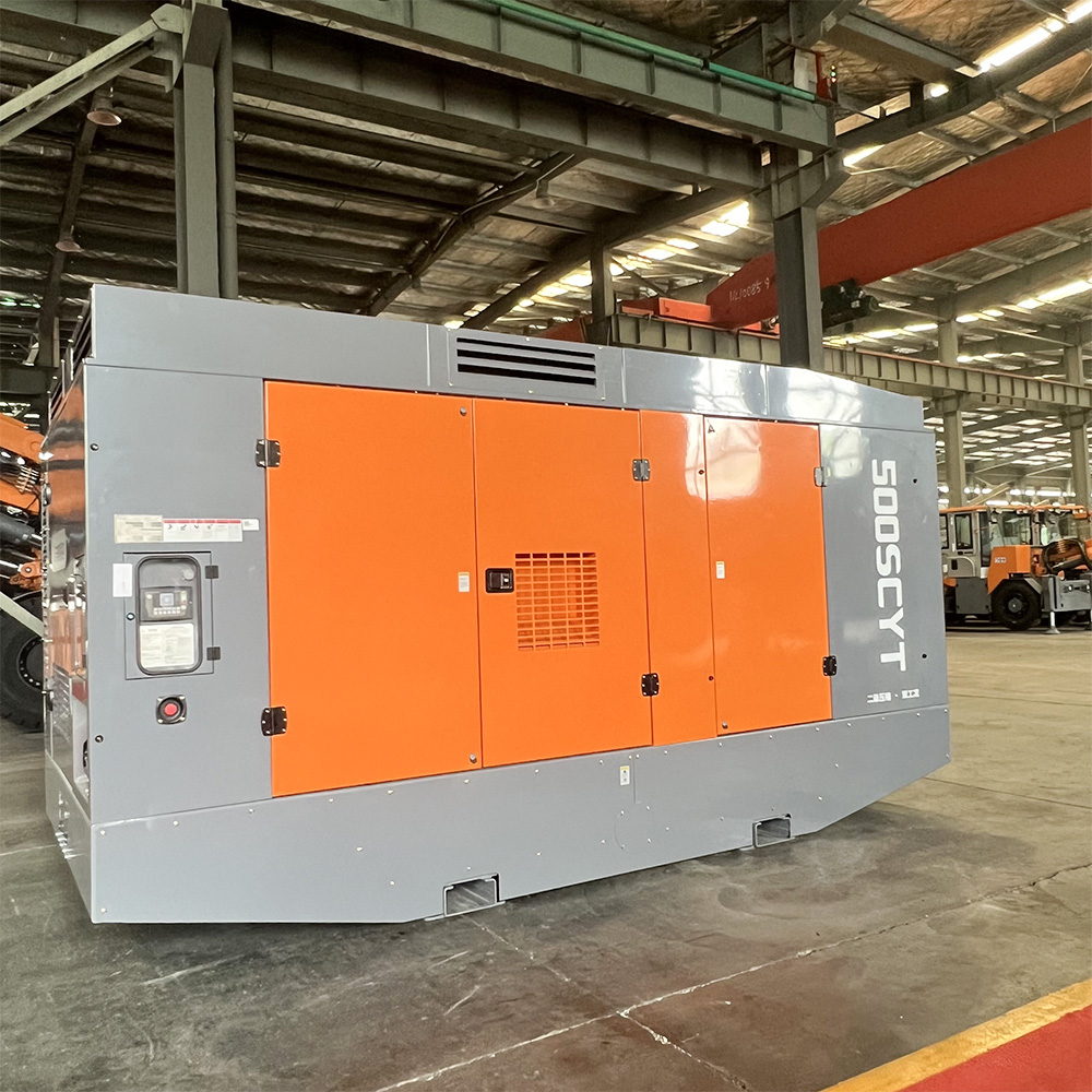 Dminingwell 500SCYT stationary screw compressor 34/25bar 34/41m³/min Cummins engine