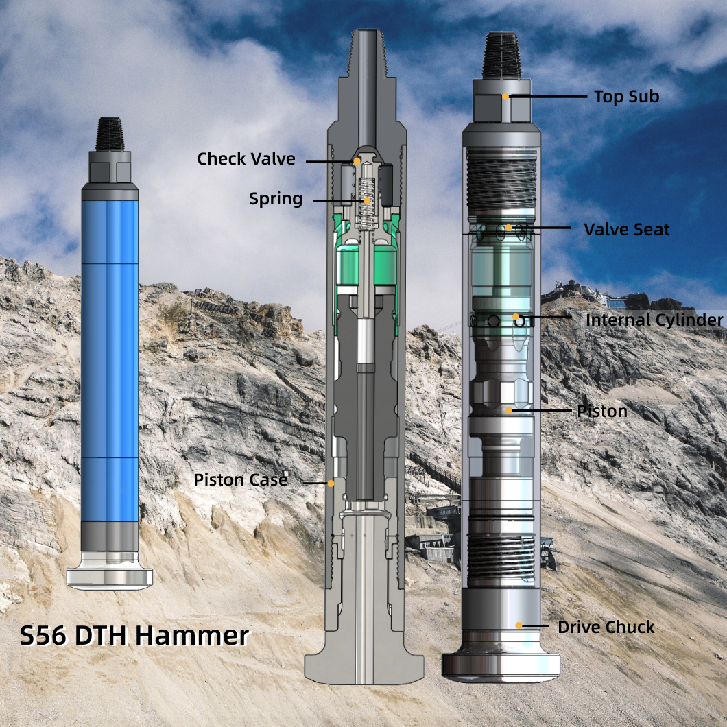 High Wind Pressure Down Hole Hammer – Down Hole Hammer Bit Manufacturer