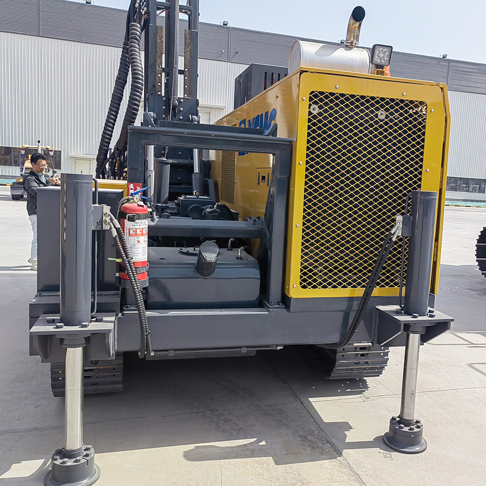 DMiningwell 1000-meter prospecting core exploration drilling rig – crawler-type full-hydraulic wireline core drilling rig