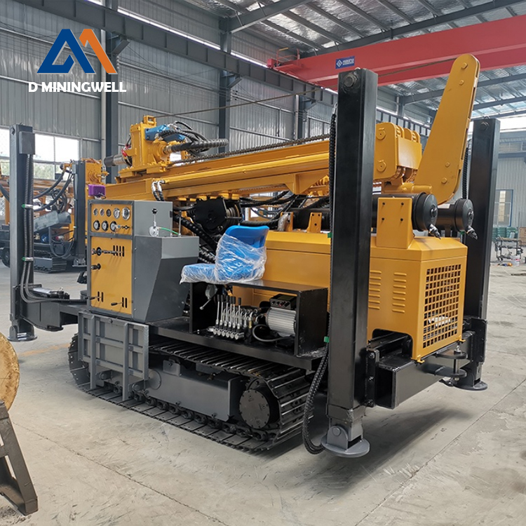 DMiningwell FY200 water well drilling rig power test