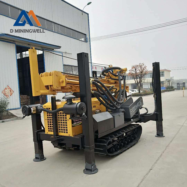 DMiningwell FY200 water well drilling rig power test