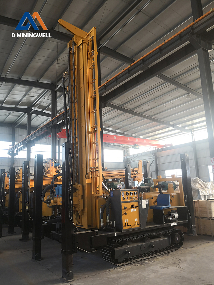 DMiningwell FY200 water well drilling rig power test