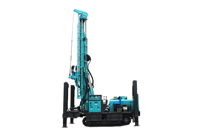 MW350 Steel Crawler Water Well Drilling Rig 350m Pneumatic Hammer Drilling Rig
