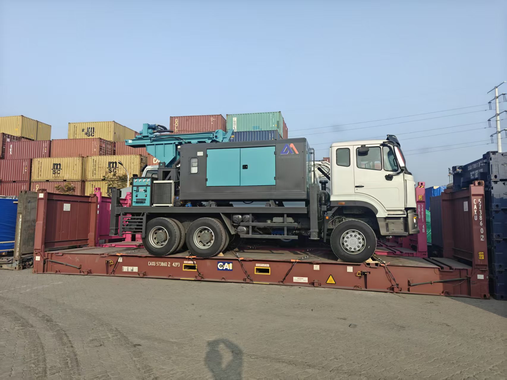 Custom – built Vehicle – mounted Water Well Drilling Rig Overseas Deal Case: The Secret Behind 20 – day Delivery