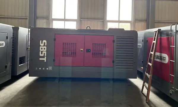 D miningwell S85T diesel powered air compressor 24 m3/min 22bar 228kW portable air compressor for truck tires
