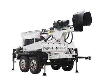 Tralier type water well drilling rig MWL200